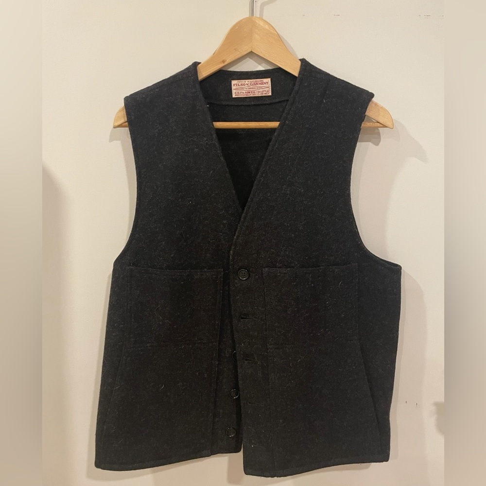 Filson wool vest